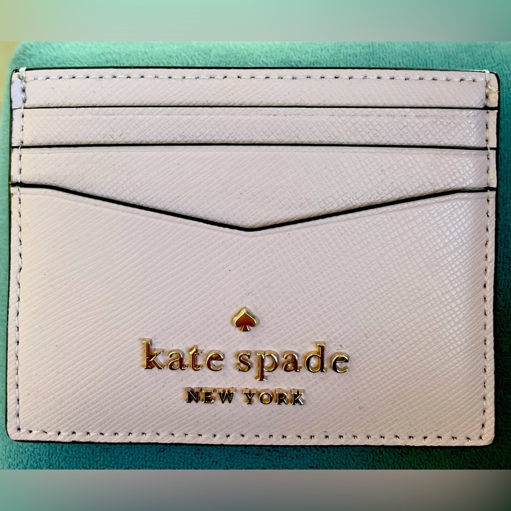 Kate Spade light pink Staci Slim Card Holder, brand new